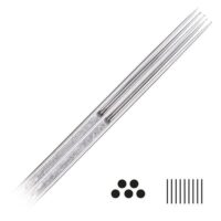Aiguilles de tatouage Magnum Long Taper 20 pcs Aiguilles de tatouage en acier chirurgical 316L sur fond blanc