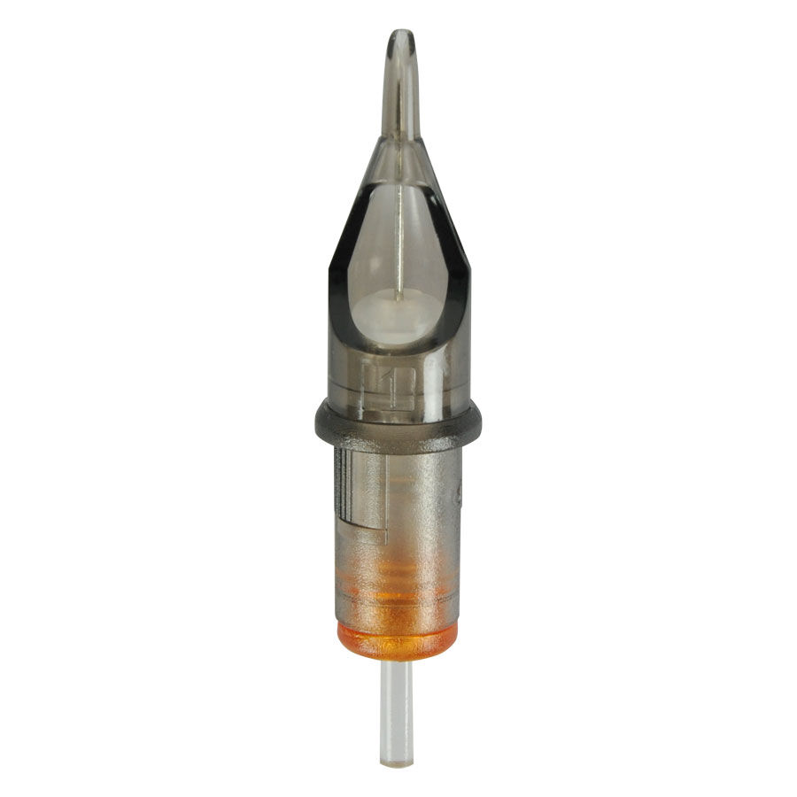 Cartouche d'aiguille de tatouage en acier chirurgical 316L avec boîtier transparent