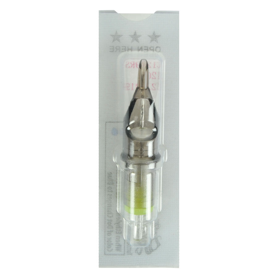 Cartouche Shader Ronde 20 pcs de Wildcat Cartouche d'aiguille de tatouage ronde en acier chirurgical dans un emballage blister