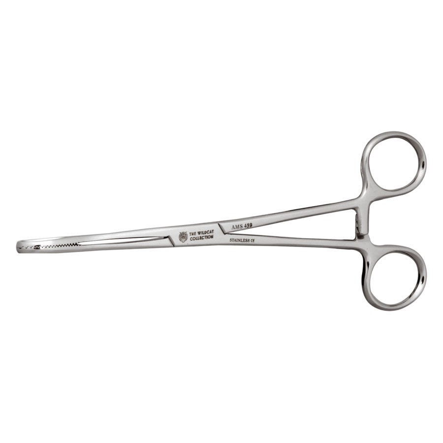 Wildcat® Pince à Piercing en Acier Inoxydable Pince à piercing en acier inoxydable argentée sur fond blanc
