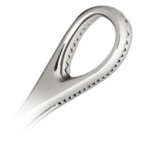 Wildcat® Outil de Piercing en Acier Inoxydable Gros plan d'un outil de piercing en acier inoxydable avec poignée crantée