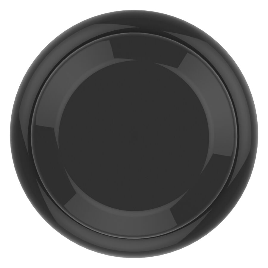 Bouton Give noir Spektra Edge X de Wildcat Bouton rond noir Spektra Edge X sur fond blanc