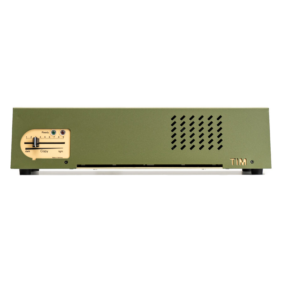 Thermocopieur vert TIM de Wildcat Thermocopieur vert TIM de Wildcat sur fond blanc