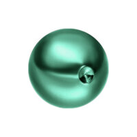 Clip In Boule 5,0 mm Vert Foncé Titane Boule Clip In vert foncé en titane, taille 5,0 mm, sur fond blanc