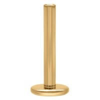 Labret en titane doré Push Fit 1,0 mm Labret doré en titane avec Push Fit, 1,0 mm d'épaisseur, 5,0 mm de longueur, sur fond blanc
