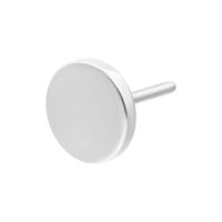 Embout Disc Push Fit Argenté en Titane Embout Disc Push Fit argenté en titane sur fond blanc