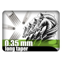 Aiguilles de tatouage Magnum avec épaisseur de 0,35 mm et design Long Taper