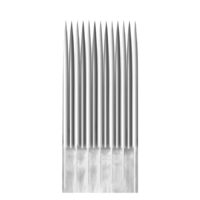 Softedge Magnum Aiguilles de Tatouage Acier Chirurgical Gros plan sur les aiguilles de tatouage Softedge Magnum en acier chirurgical sur fond blanc