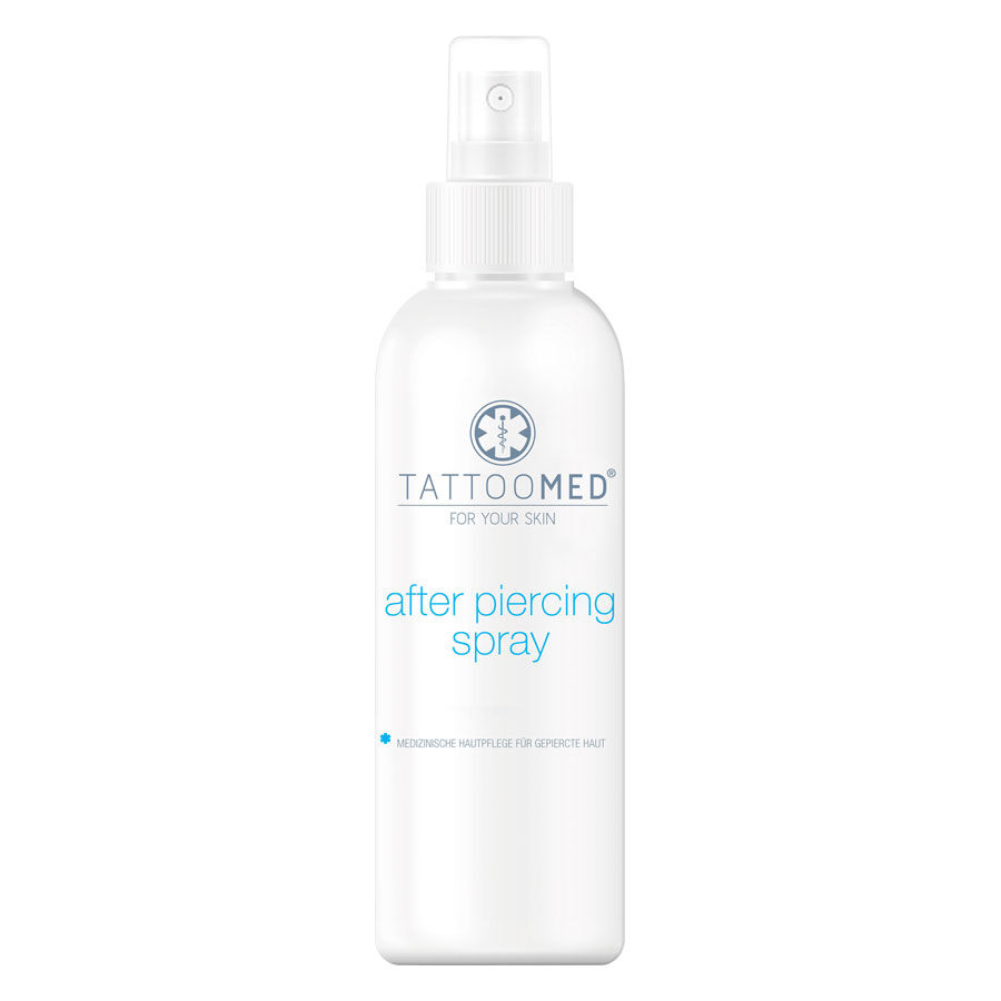 TattooMed® After Piercing Spray 75ml Spray blanc TattooMed® After Piercing 75ml sur fond blanc