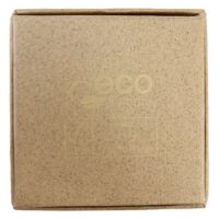 Boîte en carton avec logo Wildcat pour bijoux Boîte en carton carrée avec logo Wildcat sur fond beige