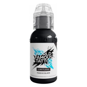 Encre noire de tatouage World Famous Ink, flacon de 30 ml