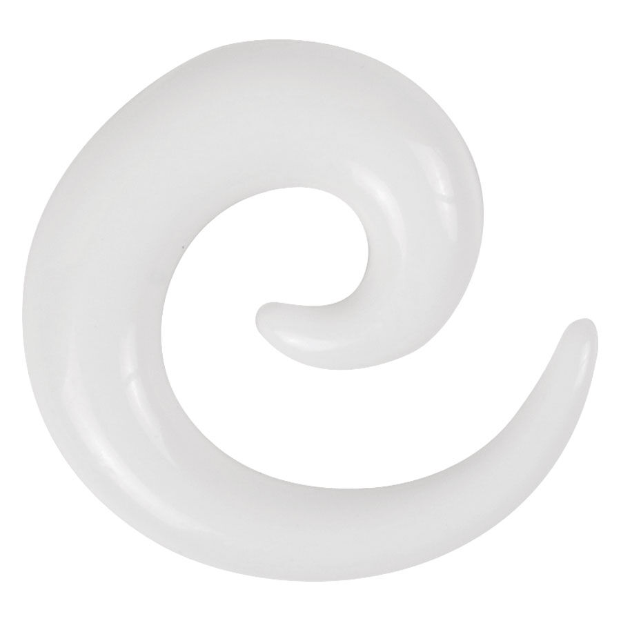 Spirale en acrylique blanc Spirale en acrylique blanc