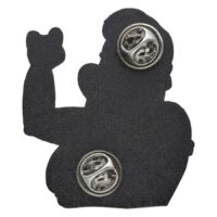 Wildcat Rocker Pin Set avec dos Dos du Wildcat Rocker Pin Set avec deux fermetures métalliques
