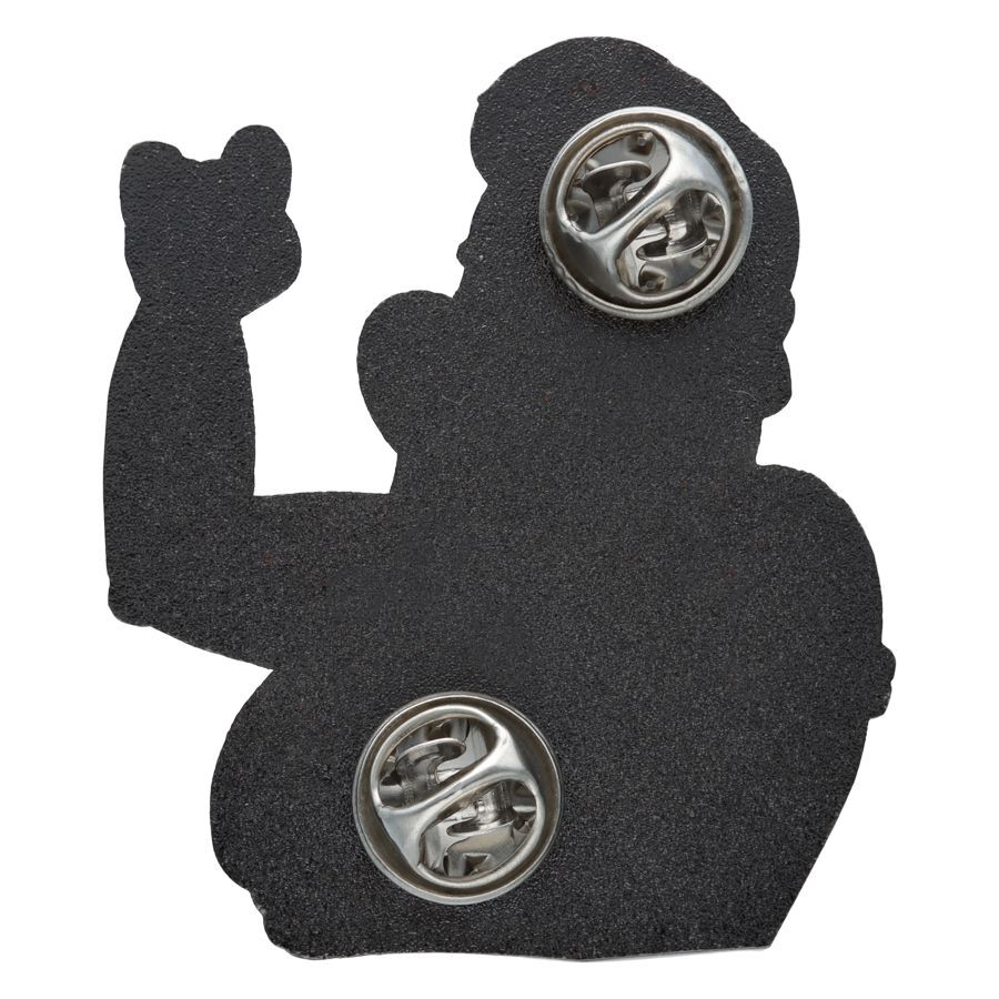 Wildcat Rocker Pin Set avec dos Dos du Wildcat Rocker Pin Set avec deux fermetures métalliques