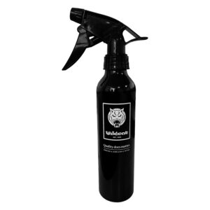 Flacon pulvérisateur Wildcat noir 300 ml sur fond blanc
