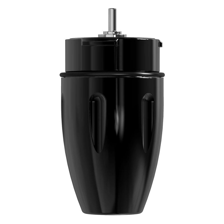 Moteur Xion noir avec boîtier Moteur Xion noir avec boîtier brillant sur fond blanc