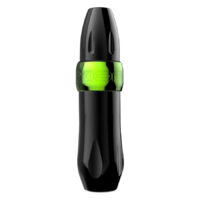 Xion Pen Kryptonite en vert clair de Wildcat Xion Pen Kryptonite noir avec anneau vert clair sur fond blanc