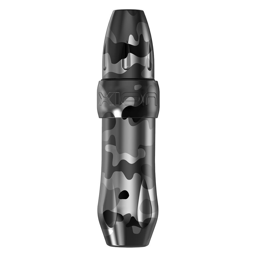 Xion Pen Urban Camo Gris Aluminium Xion Pen Urban Camo gris en aluminium sur fond blanc